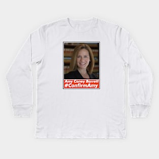 Amy Coney Barrett, ACB, Confirm Amy Kids Long Sleeve T-Shirt